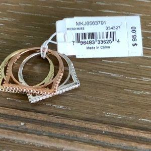 Michael Kors Micro Muse - 3 rings NWT
